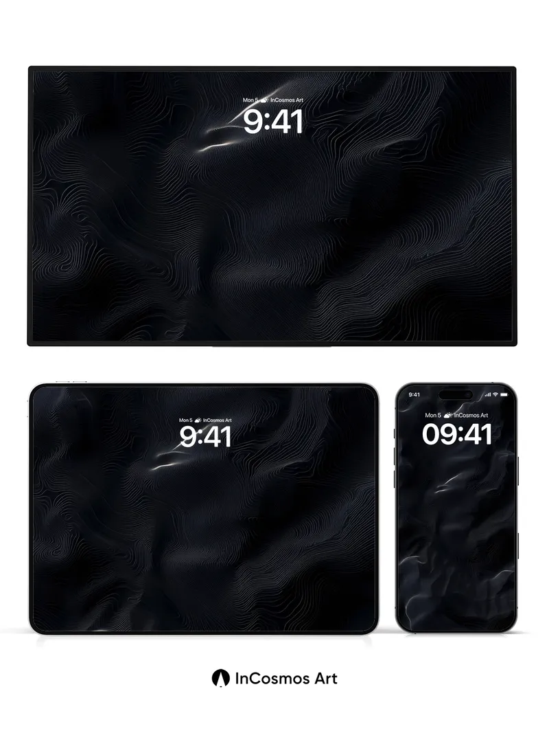 Silken Shadow Wallpaper with Whispering Lines