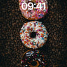 Playful Palette Wallpaper with Sprinkled Donuts wallpaper for iPhone, iPad & Mac