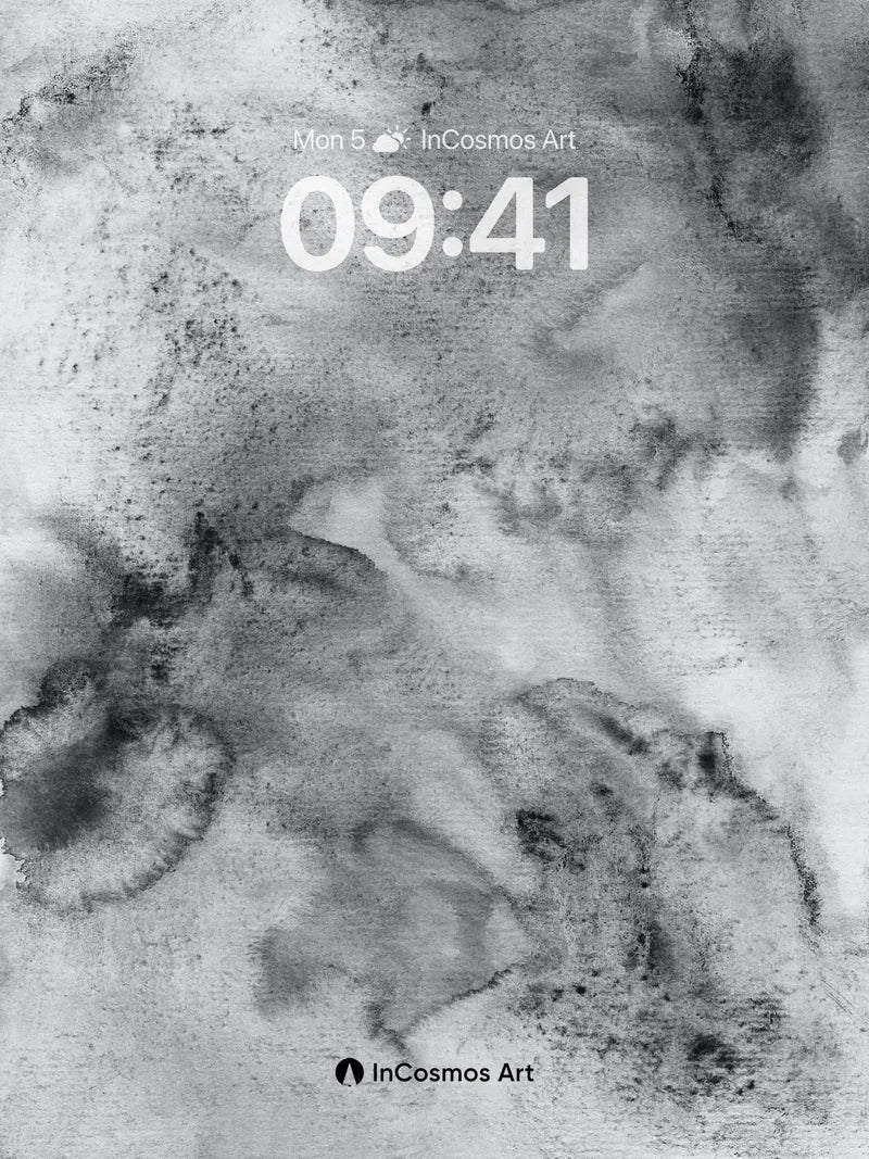 Mist-Smudged Ink Wallpaper with Breathless Depth