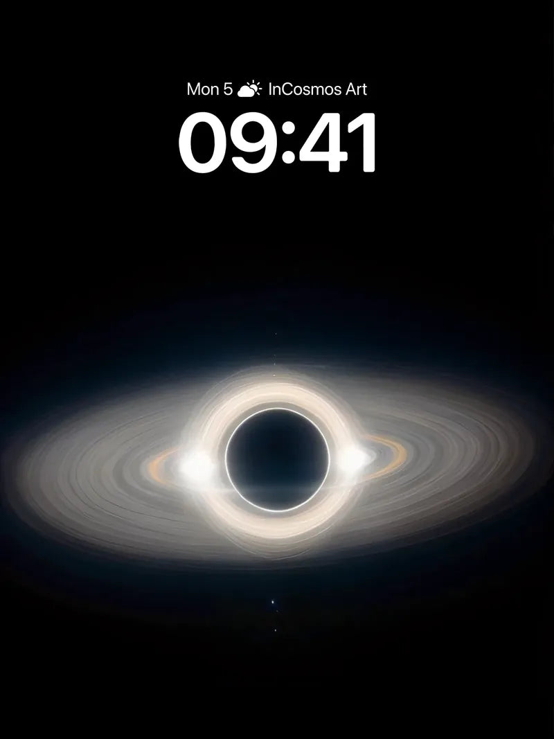 Silent Gravity Wallpaper with Cosmic Rings