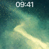 Ethereal Dust Trail Wallpaper in Teal Haze wallpaper for iPhone, iPad & Mac