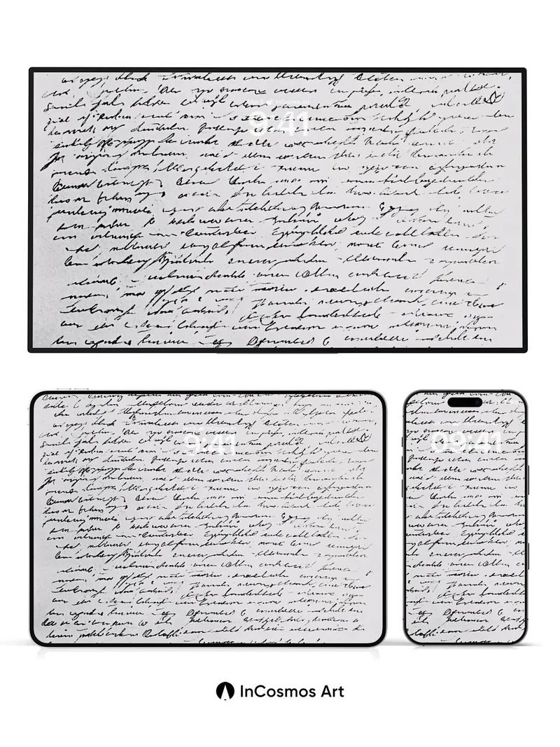 Whispered Ink Wallpaper with Hidden Scripts