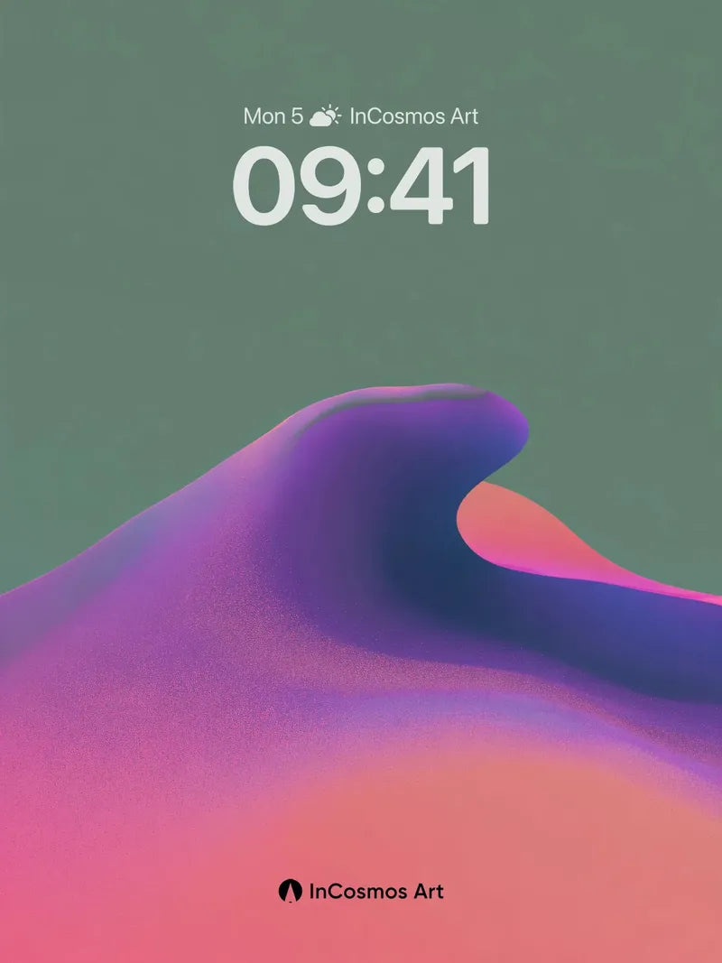 Luminous Dune Wallpaper with Ethereal Flow