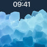 Ice Blue Cubes Background wallpaper for iPhone, iPad & Mac