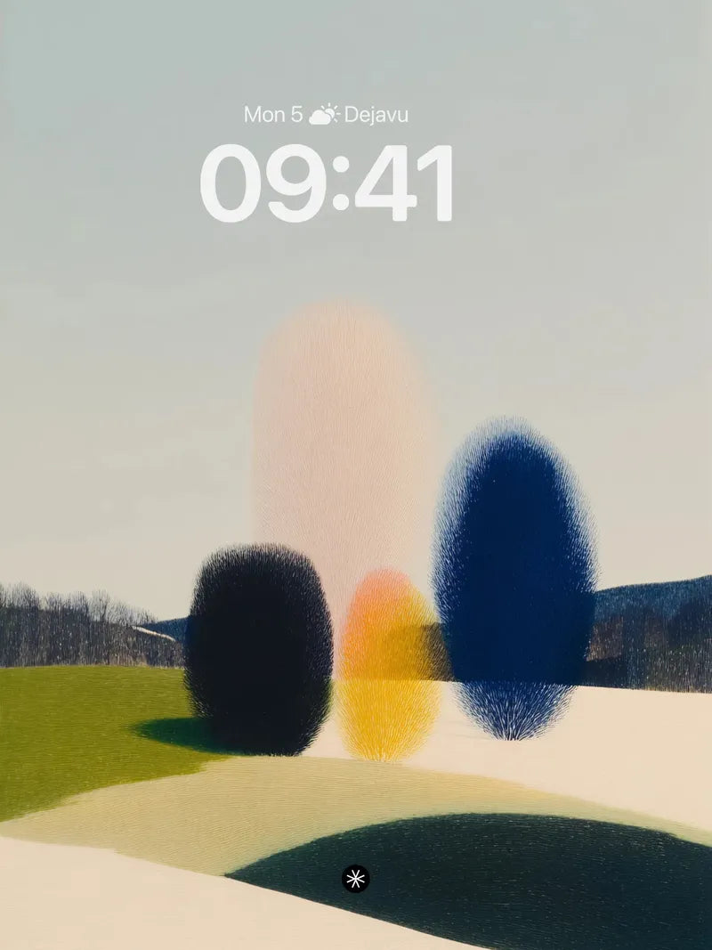 Serene Abstract Landscape Wallpaper wallpaper for iPhone, iPad & Mac