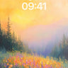 Golden Hush Wallpaper with Wildflower Whisper wallpaper for iPhone, iPad & Mac