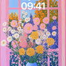 Sunlit Bloom Wallpaper with Window Frame wallpaper for iPhone, iPad & Mac