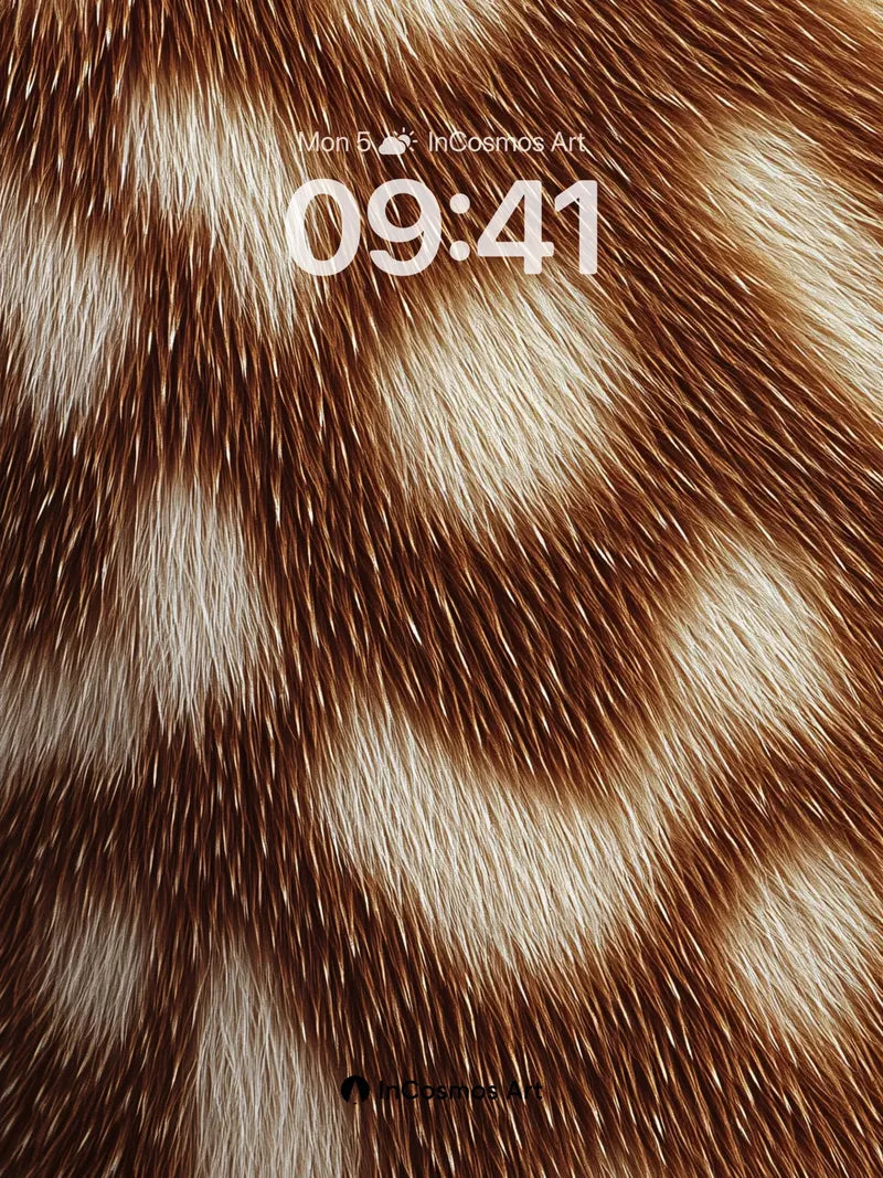 Whispering Fur Wallpaper with Dappled Light