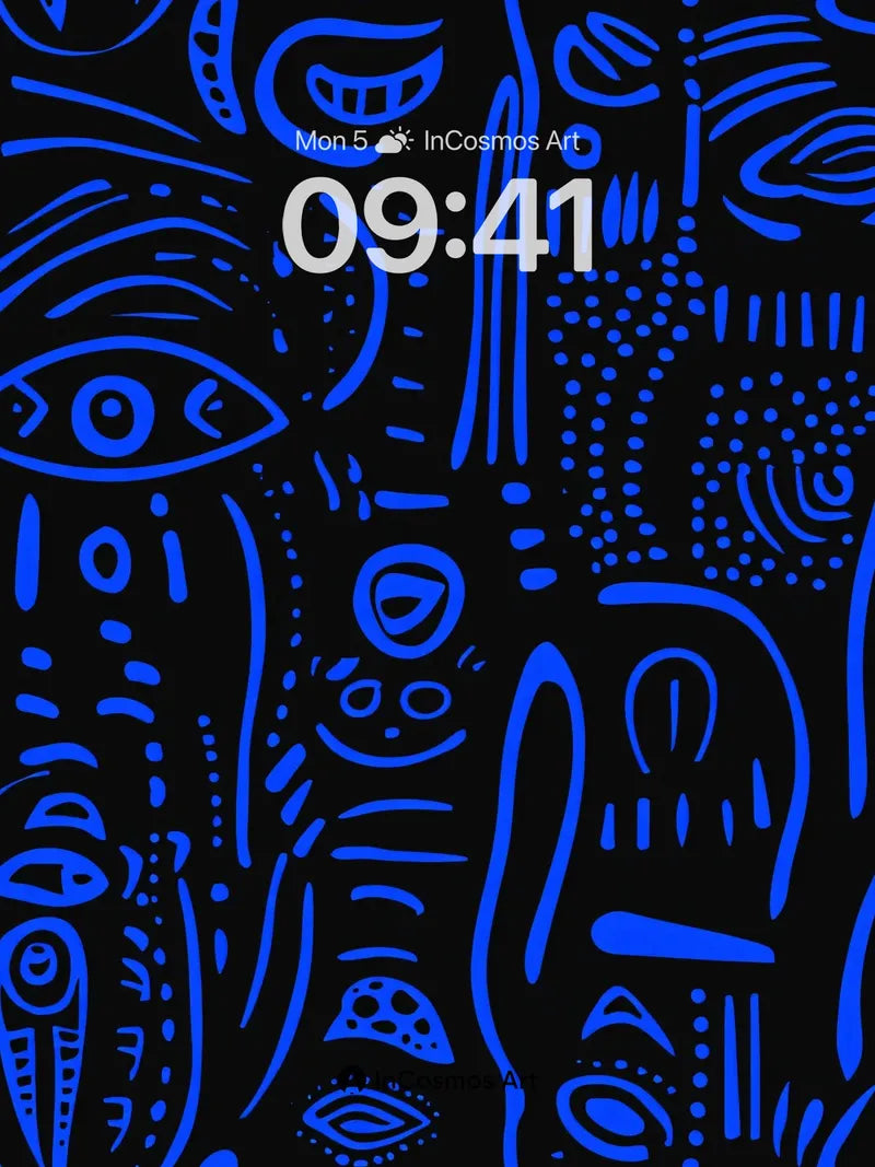 Electric Dream Wallpaper with Tribal Echoes