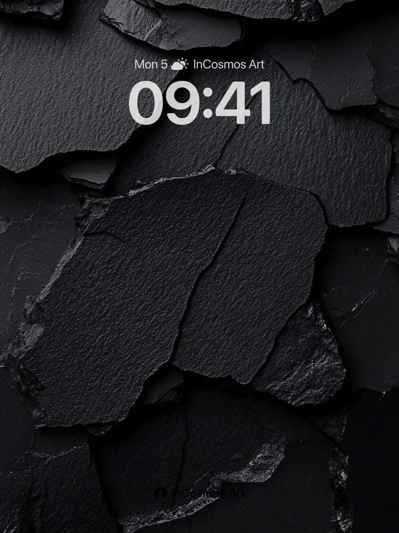 Shadowed Stone Wallpaper with Fractured Depth