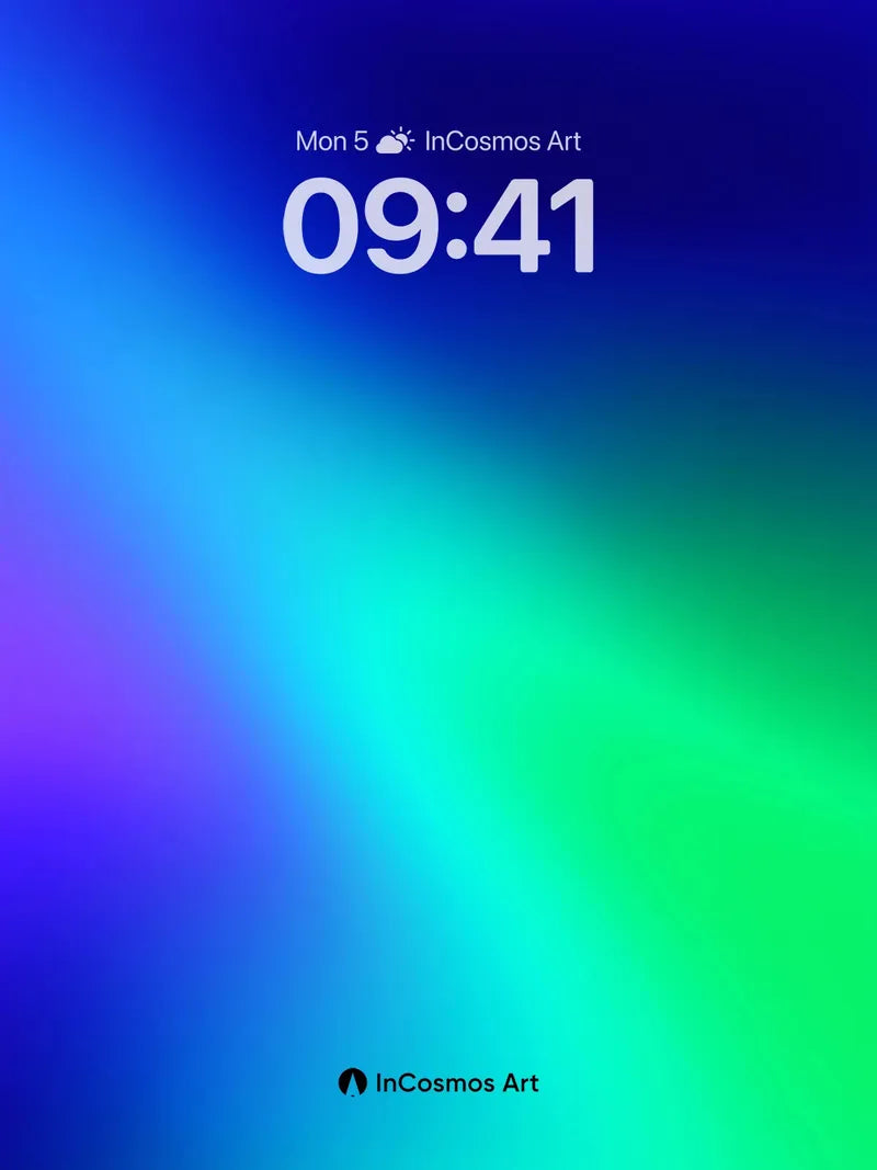Neon Pulse Wallpaper with Electric Gradient