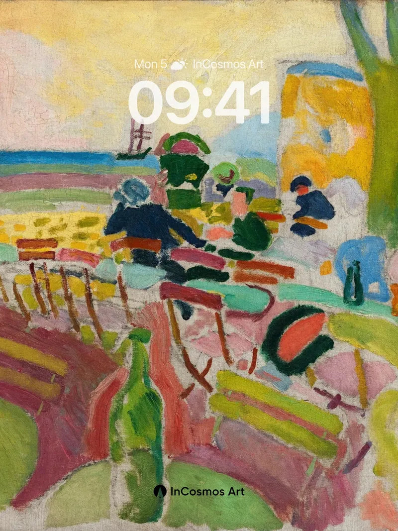 Sun-Drenched Palette Wallpaper with Fauvist Energy