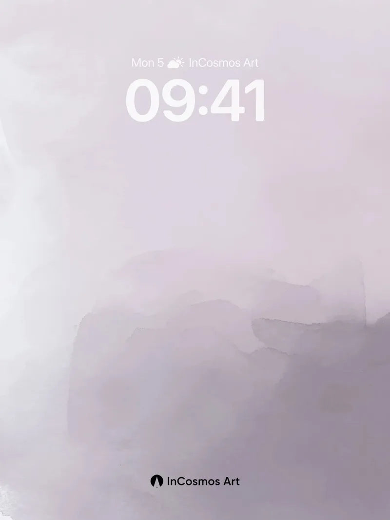 Ethereal Mist Gradient Wallpaper with Soft Blur