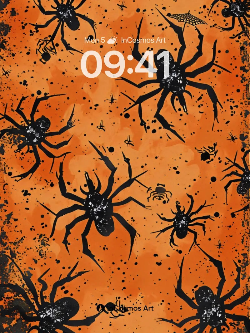 Crawling Shadow Wallpaper with Spidery Hues wallpaper for iPhone, iPad & Mac
