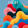 Fluid Waves Abstract Wallpaper wallpaper for iPhone, iPad & Mac