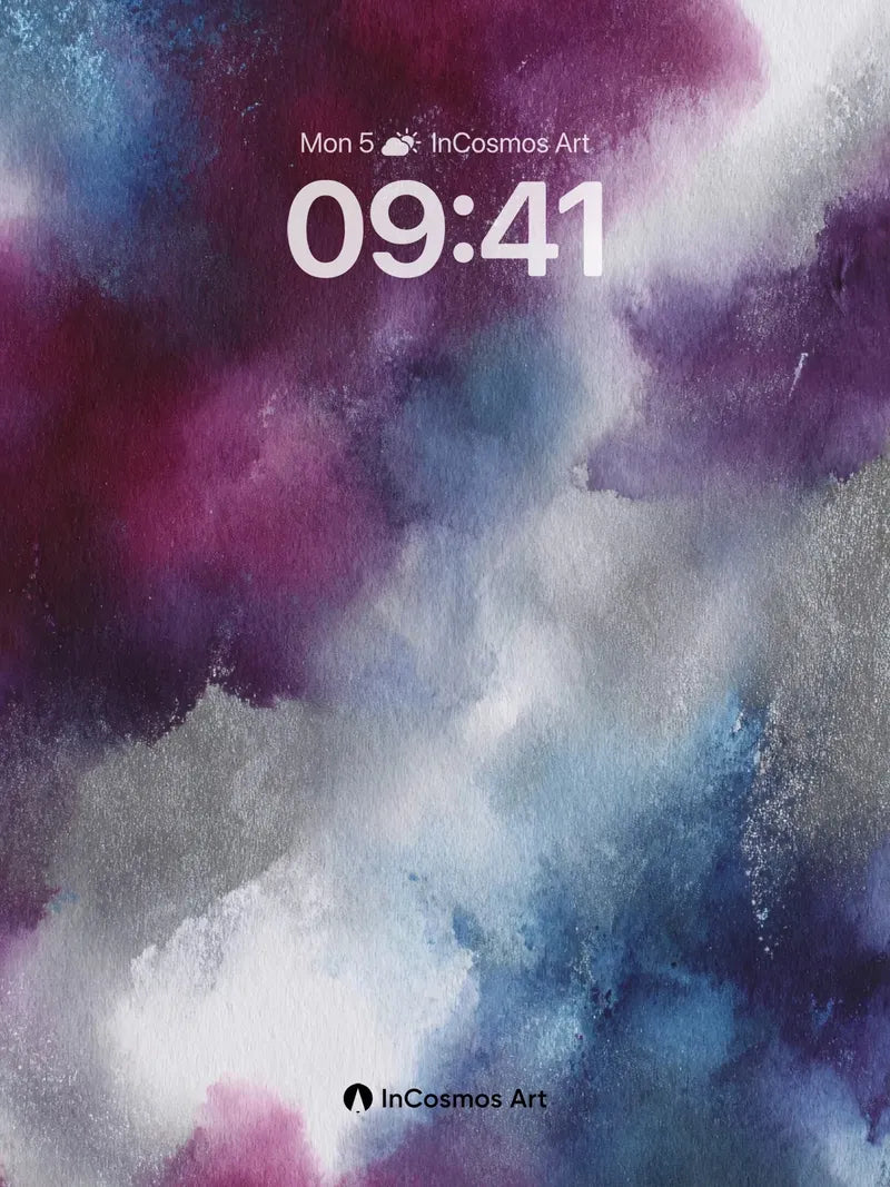 Velvet Nebula Wallpaper with Cosmic Breath