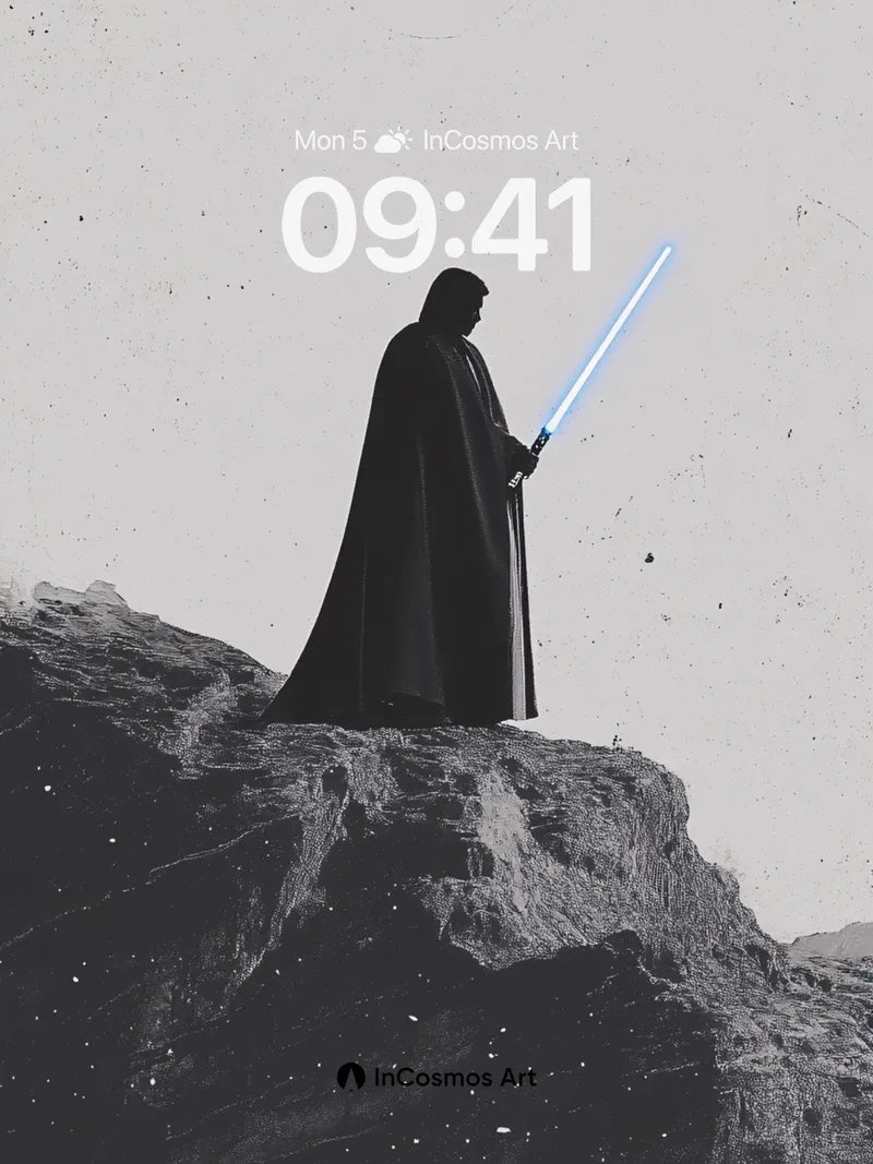 Silent Sentinel Wallpaper with Electric Edge