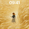 Golden Hush Wallpaper with Whispering Wheat wallpaper for iPhone, iPad & Mac