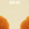 Autumn Hush Wallpaper with Floating Leaves wallpaper for iPhone, iPad & Mac