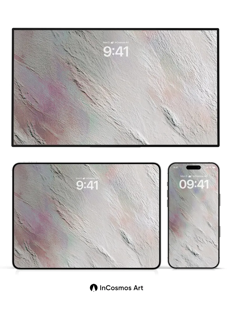 Whispering Canvas Wallpaper with Ethereal Hues