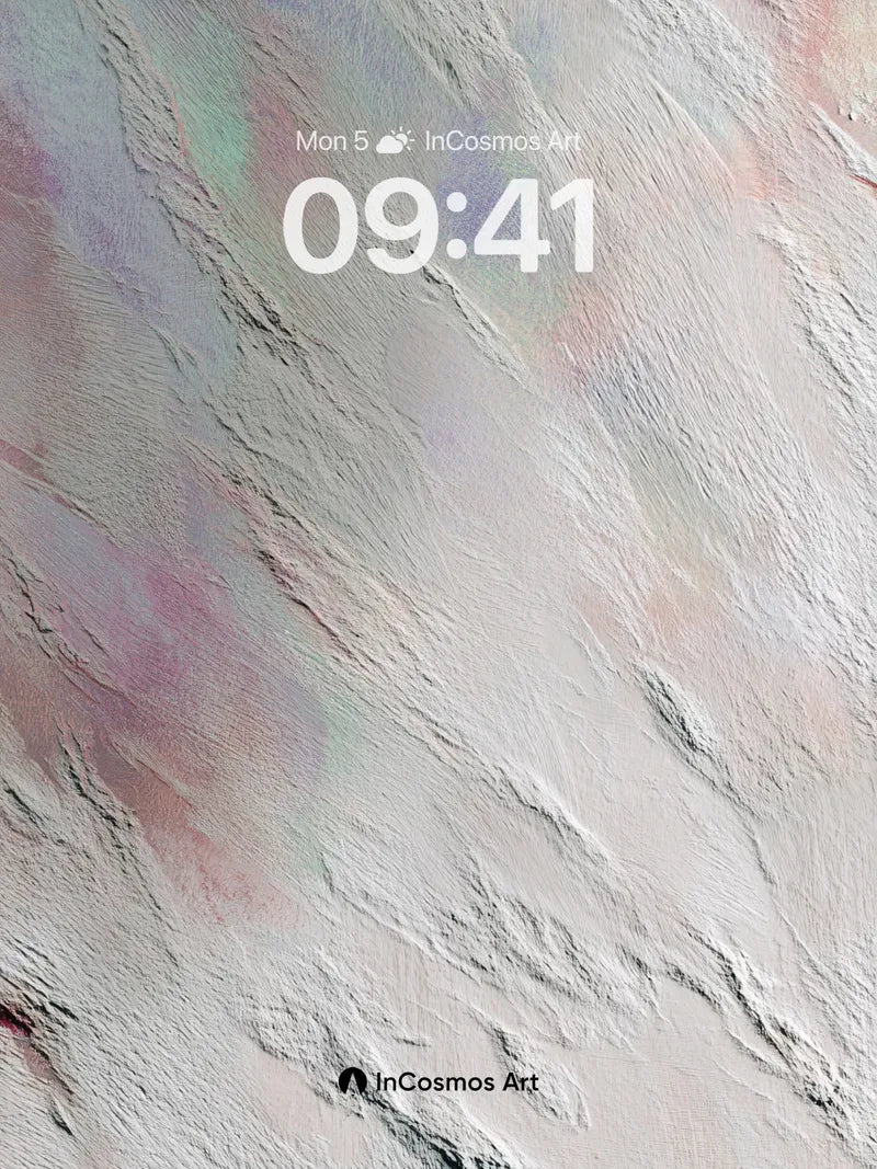 Whispering Canvas Wallpaper with Ethereal Hues