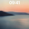 Serenity Horizon Wallpaper with Distant Peaks wallpaper for iPhone, iPad & Mac