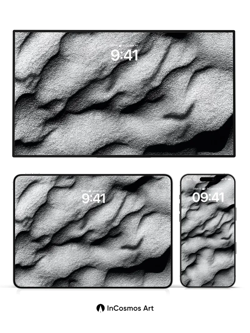 Shadowed Stone Wallpaper with Whispering Ridges