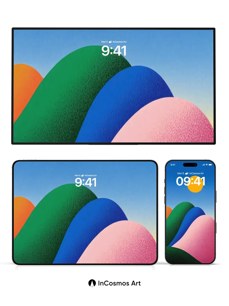 Sunlit Dunes Wallpaper with Textured Hues