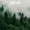 Mist-Weave Forest Wallpaper with Whispering Pines wallpaper for iPhone, iPad & Mac