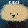 Starry Night Bear Wallpaper with Whimsical Gaze wallpaper for iPhone, iPad & Mac