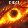 Fiery Eye Wallpaper with Molten Gaze wallpaper for iPhone, iPad & Mac