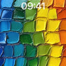 Rainbow Mosaic Wallpaper with Liquid Light wallpaper for iPhone, iPad & Mac