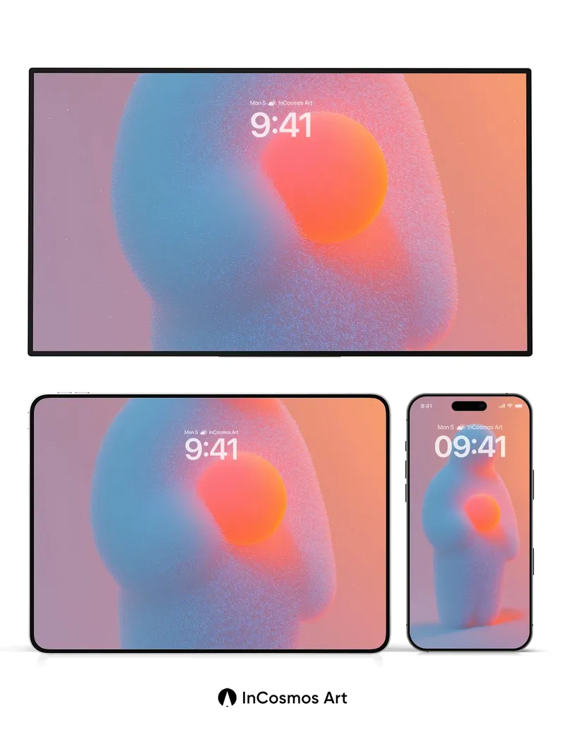 Soft Glow Wallpaper with Inner Light