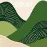 Serene Ridge Wallpaper with Whispering Lines wallpaper for iPhone, iPad & Mac