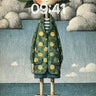 Whimsical Leaf-Crowned Wallpaper with Polka-Dot Charm wallpaper for iPhone, iPad & Mac