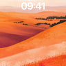 Crimson Dunes Wallpaper with Whispering Poppies wallpaper for iPhone, iPad & Mac