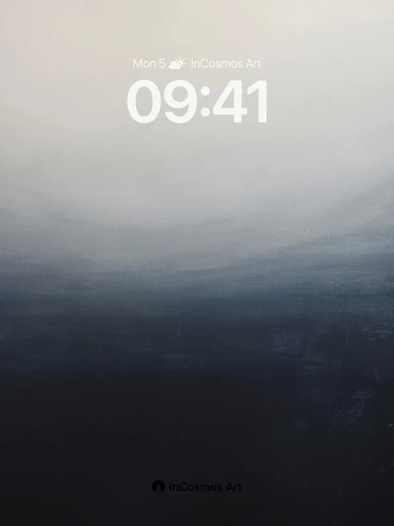 Mist Veil Wallpaper with Shadowed Depth