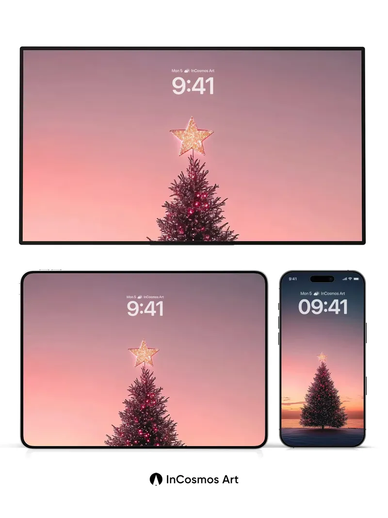 Twilight Starlight Wallpaper with Frozen Solitude