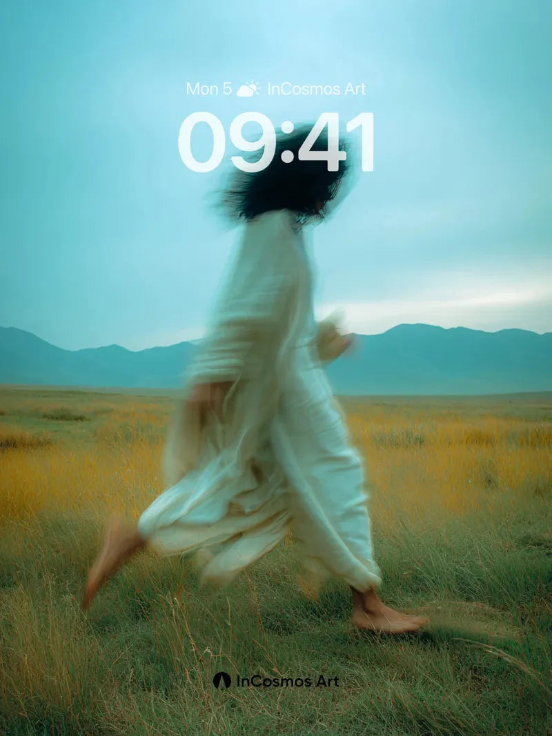Whispering Field Wallpaper with Floating Motion wallpaper for iPhone, iPad & Mac
