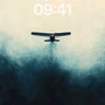 Solitary Flight Wallpaper with Smoke Veil wallpaper for iPhone, iPad & Mac