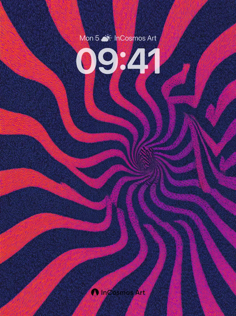 Vortex Pulse Wallpaper with Hypnotic Depth