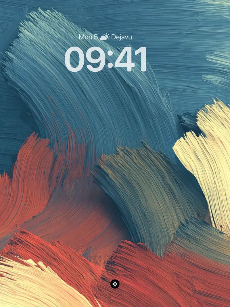 Fluid Brushstrokes Abstract Wallpaper with Oceanic Flow