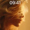 Golden Hush Wallpaper with Whispering Hair wallpaper for iPhone, iPad & Mac