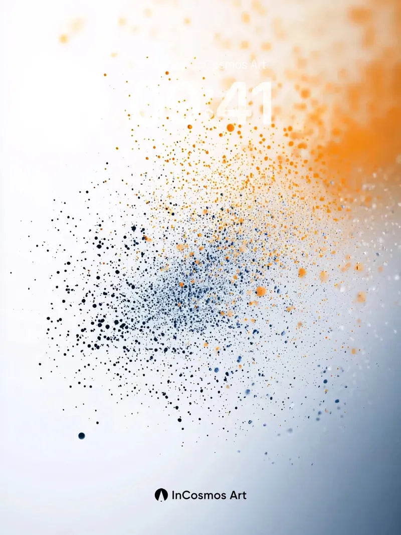 Cosmic Dust Wallpaper with Floating Particles wallpaper for iPhone, iPad & Mac