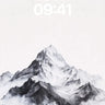 Silent Summit Wallpaper in Ink and Mist wallpaper for iPhone, iPad & Mac