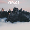 Jagged Peaks Mist Wallpaper Ethereal Mountain Background