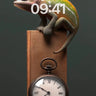 Timeless Chameleon Wallpaper with Vintage Clock wallpaper for iPhone, iPad & Mac