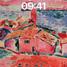 Crimson Village Wallpaper with Matisse Vibrancy wallpaper for iPhone, iPad & Mac