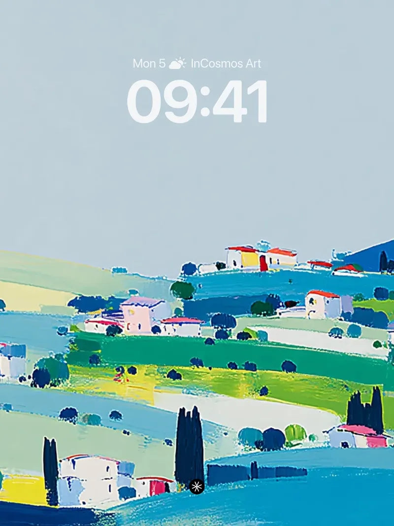 Pastoral Hillside Serenity Wallpaper wallpaper for iPhone, iPad & Mac
