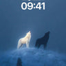 Frost Echo Wallpaper with Dual Howls wallpaper for iPhone, iPad & Mac